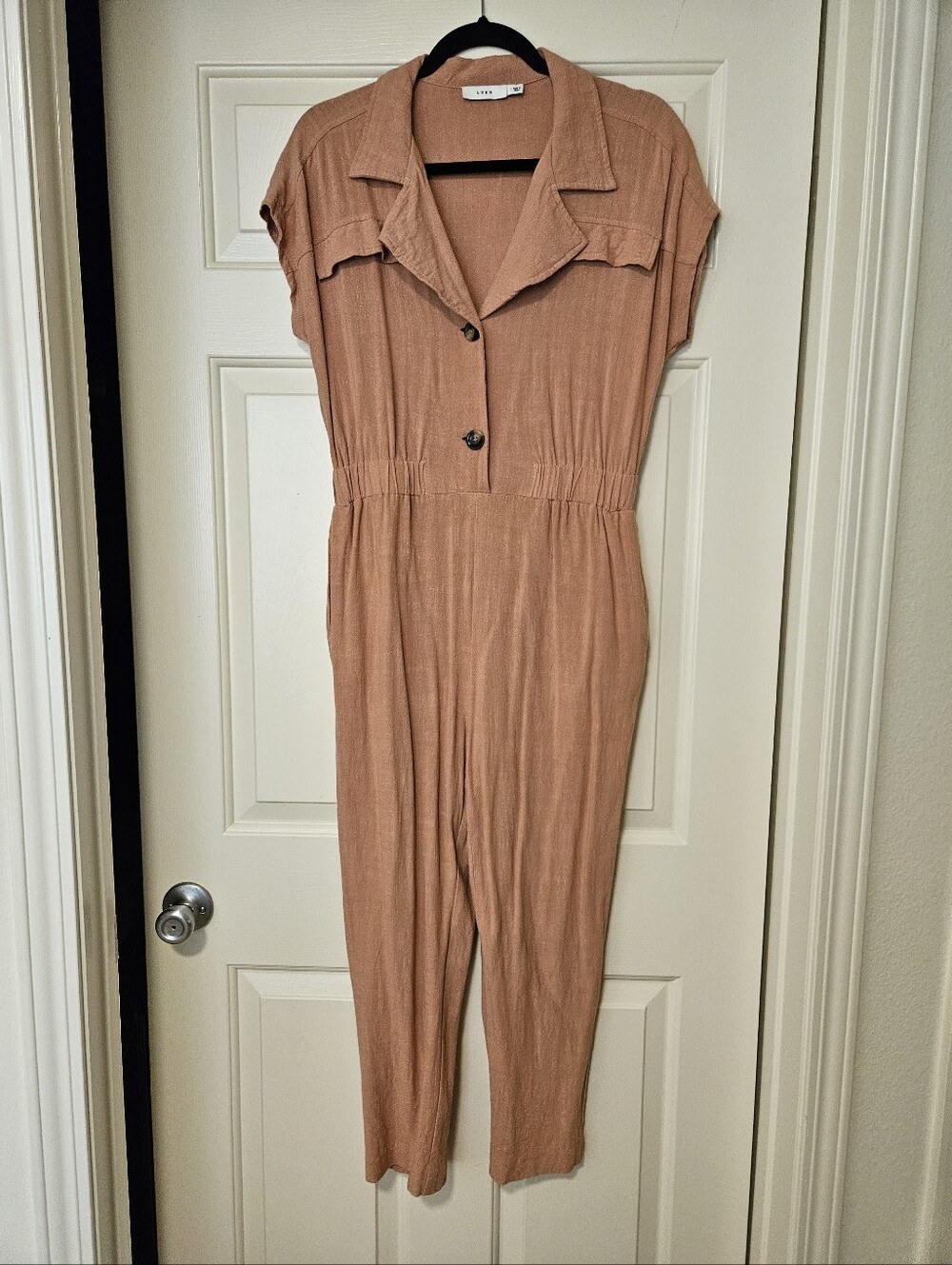 Lush Jumsuit In Dusty Coral